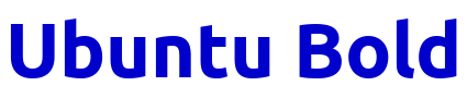 Ubuntu Bold шрифт